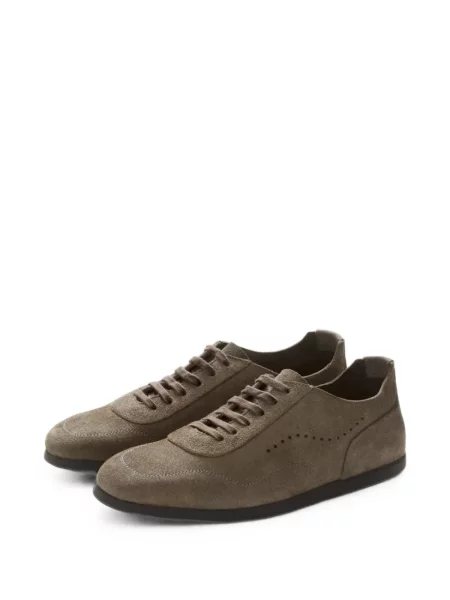Sneakerși Stoffa cu șireturi din piele de căprioară