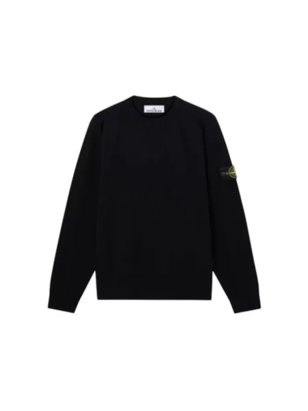 Sweter Stone Island z kamieniami czarny