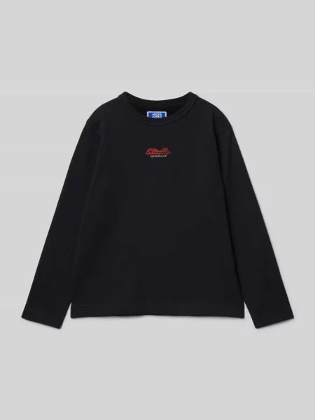 Bluza z okrągłym dekoltem model ‘JORRETIRO’ Jack & Jones czarna