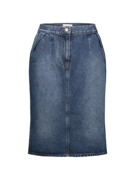 Fustă din denim Magda Butrym albastru