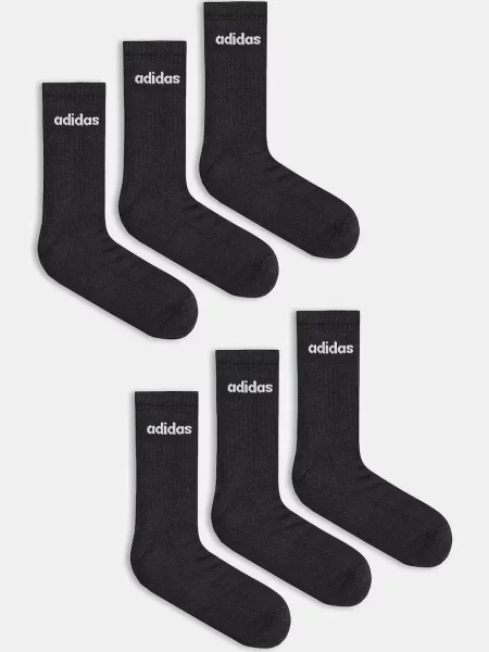 Skarpety Linear Crew Socks Cushioned 6 Pair Pack białe