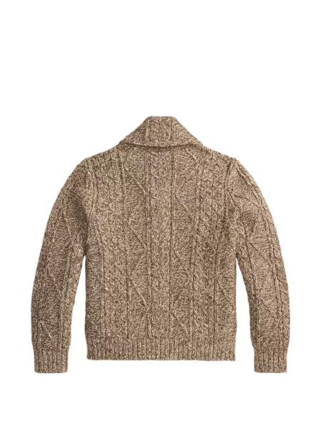 Плетена жилетка Ralph Lauren Rrl кафяво