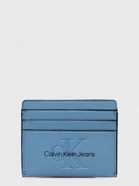 Calvin Klein Jeans etui na karty niebieski