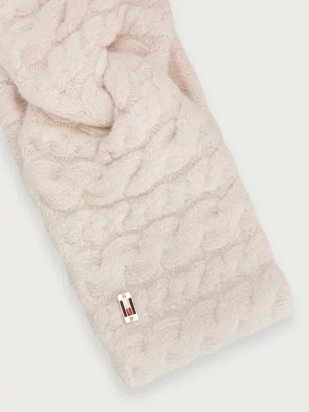 Czapka Tommy Hilfiger beżowa