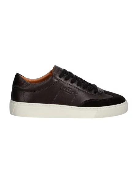Sneakersy Gant skórzane brązowe