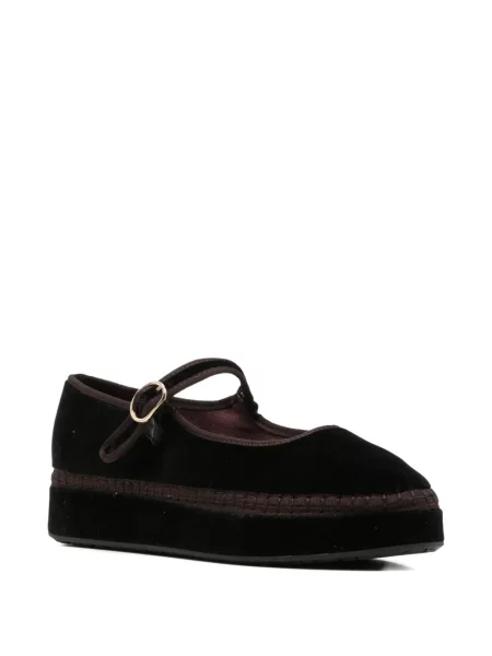 Pantofi cu toc Flabelus cu platformă negru