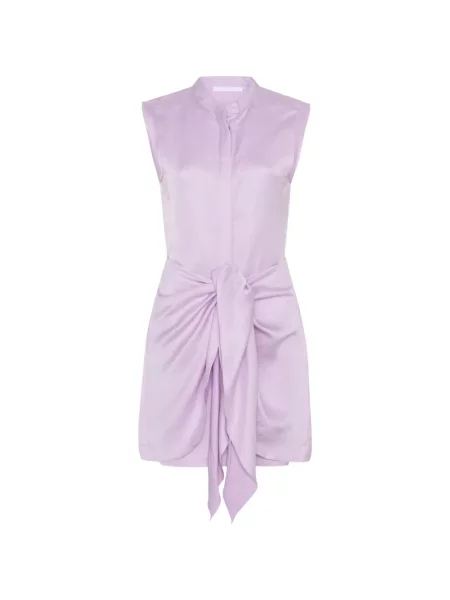 Rochie mini Bondi Born cu legături violet