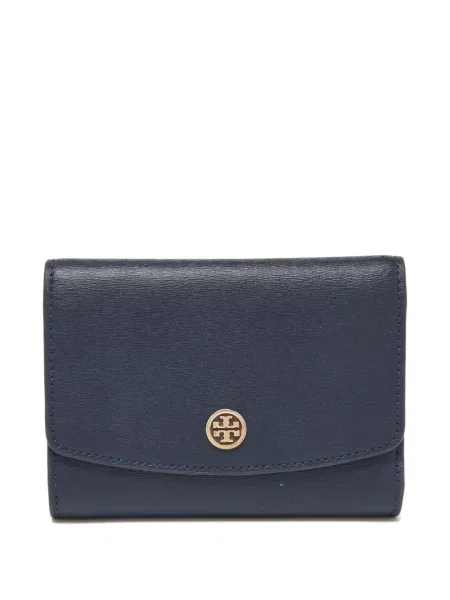 Portofel Tory Burch din piele albastru