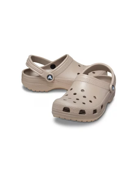 Klasické pantofle Crocs šedé