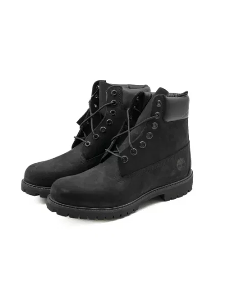 Botki Timberland skórzane czarne
