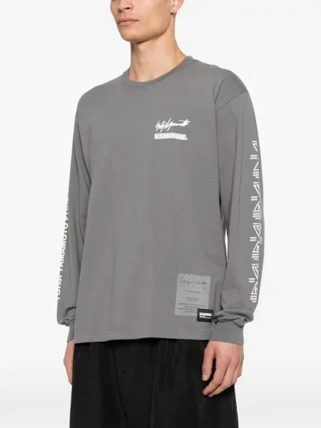Tricou Yohji Yamamoto lung gri