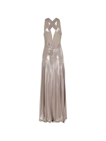 Maxi rochie maxi Nissa cu decolteu în V de costum