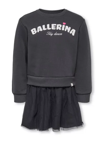 Only Mini Rochie KMGGERT roz / negru alb