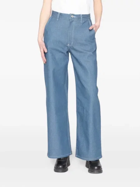 Blugi cu picior larg Naked And Famous albastru
