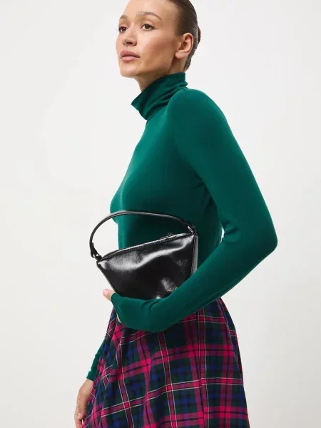 Блуза с дълги ръкави с вълна Medicine зелено