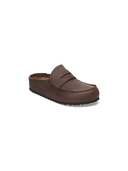 Klapki Birkenstock brązowe