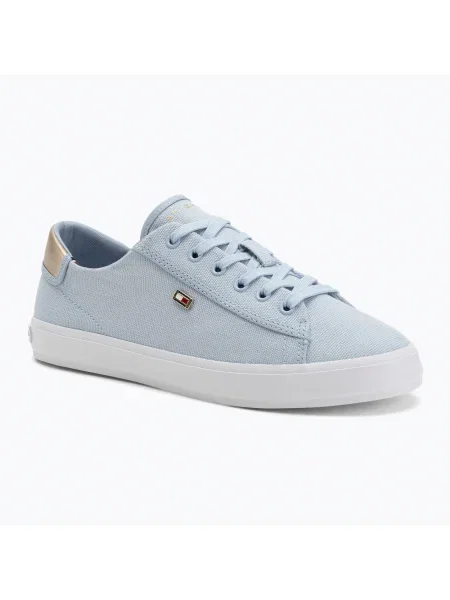 Tommy Hilfiger női edzőcipő Vulc Canvas Lace Up szellős kék. Méret: 37 EU kék