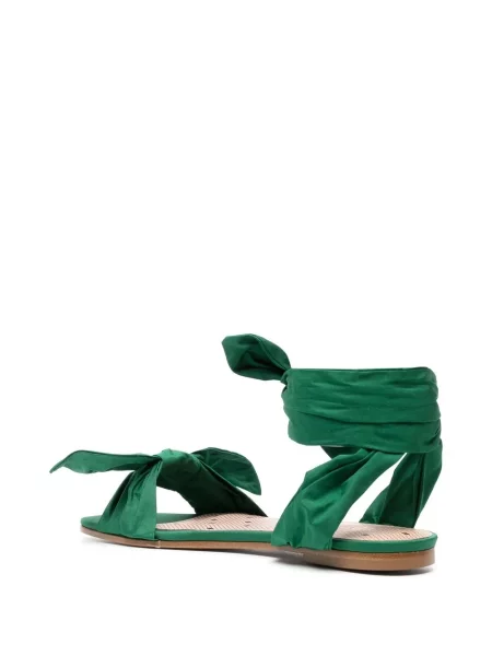 Sandály Red(v) s mašlí bez podpatku červené