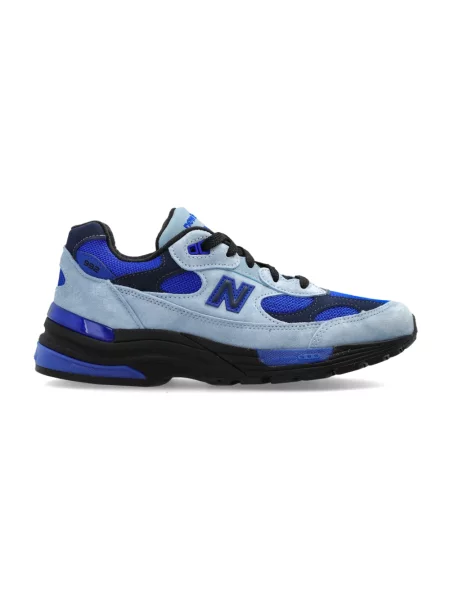 Sneakersy New Balance 992 skórzane niebieskie