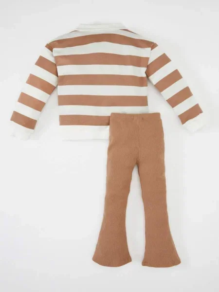 Tricou polo copii Defacto maro