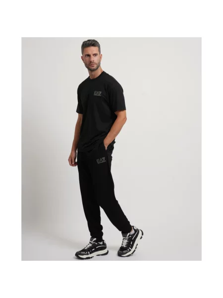 Spodnie Emporio Armani czarne
