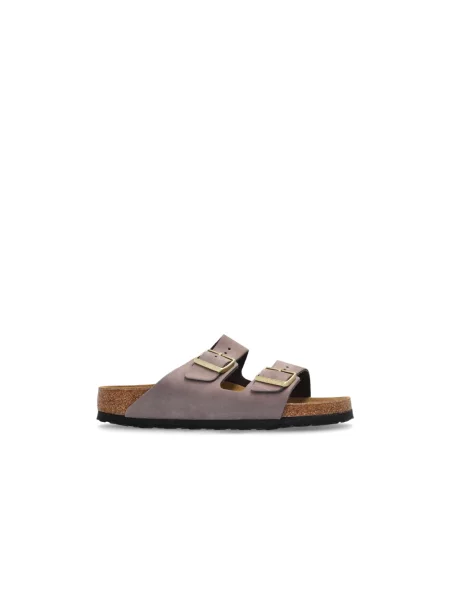 Klapki Birkenstock brązowe