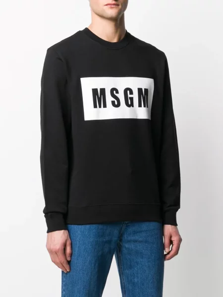 Mikina Msgm s potiskem černá