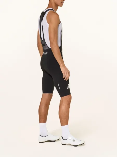 Café Du Cycliste Cyklistické Kalhoty Victoire S Ramínky A Polstrovaným Sedlem černá