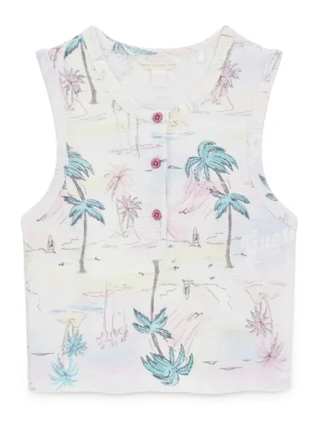 Guess Τοπ Έγχρωμο Slim Fit