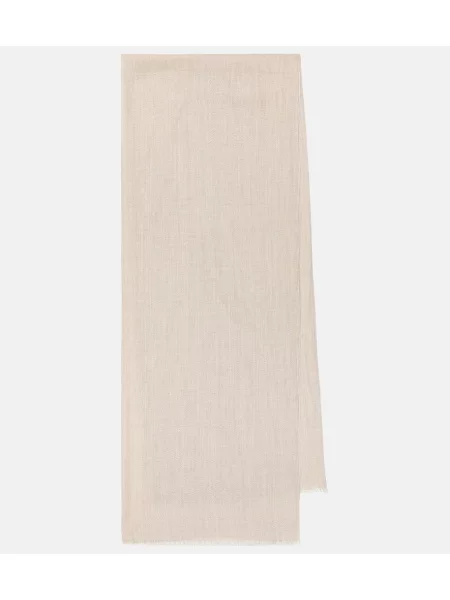 Svileni šal Brunello Cucinelli bež