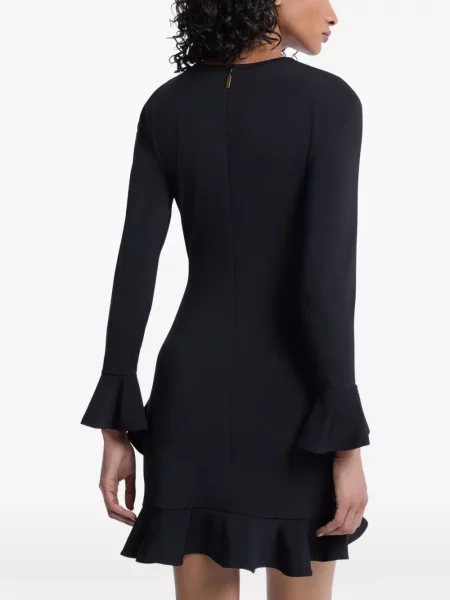 Rochie mini Michael Kors cu volane negru