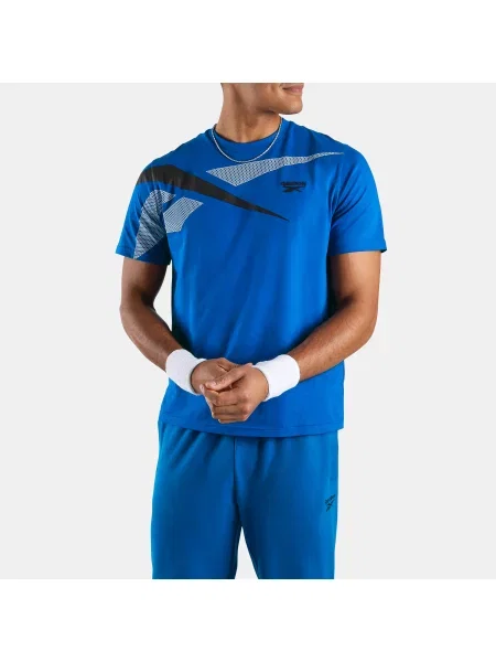 Reebok koszulka z logounisex Vector Blue Size: XS niebieska