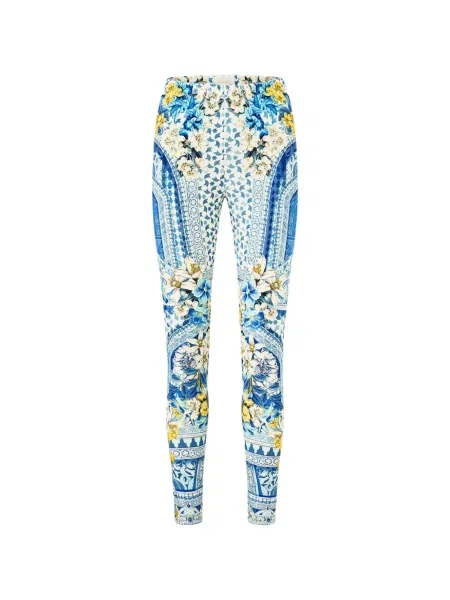 Leggings Camilla cu model floral cu imagine