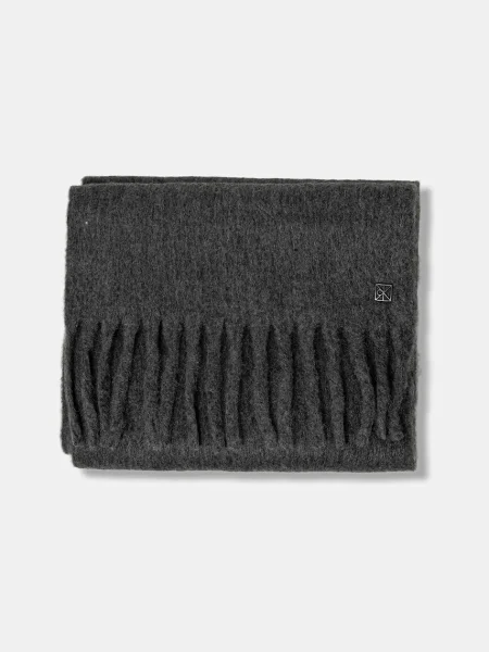 Fular Calvin Klein Emblem Brushed gri