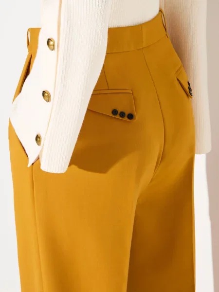 Брюки Elisabetta Franchi желтые