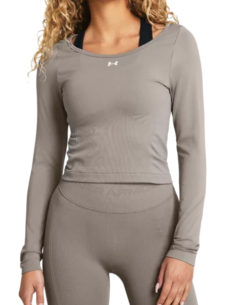 Under Armour Majica dugih rukava za trening Train Seamless siva