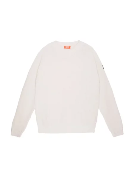 Dzianinowy sweter Suns biały