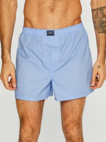 Bokserki z bawełny w zestawie 3 szt. Polo Ralph Lauren niebieskie