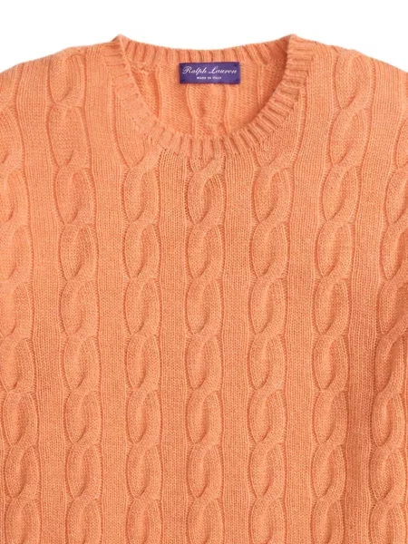 Μακρύς πουλόβερ Ralph Lauren Purple Label μωβ