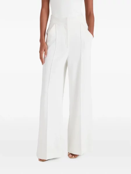 Pantaloni Temperley London cu dungi alb