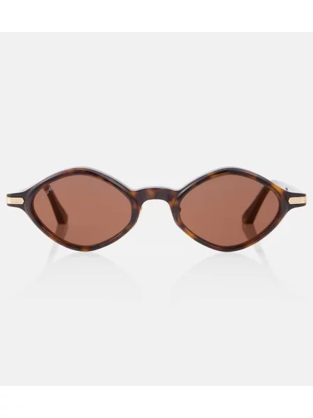 Sunčane naočale Cartier Eyewear Collection smeđa