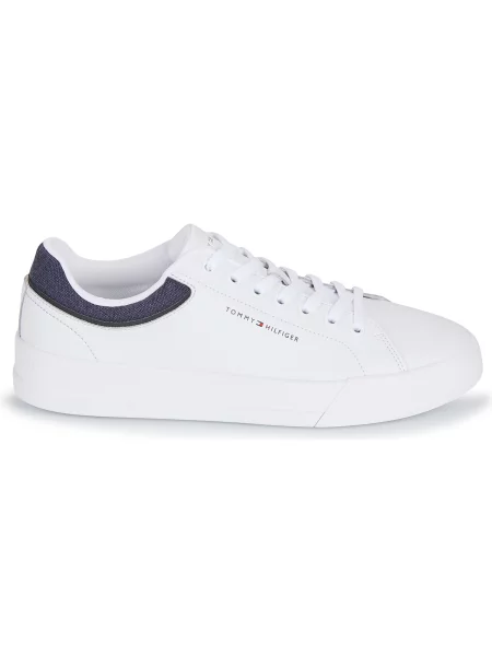 S golierom tenisky Tommy Hilfiger biela