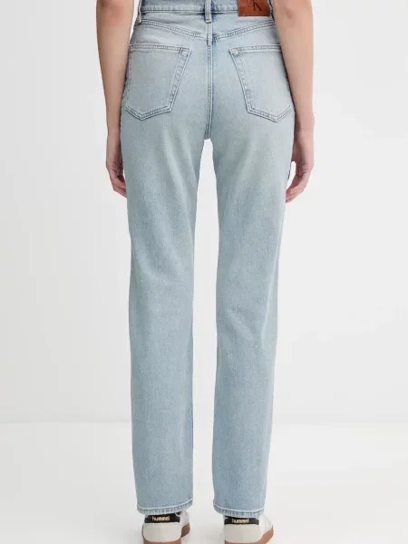 Džíny Calvin Klein Jeans high waist modré