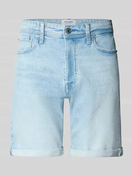 Szorty jeansowe o kroju regular fit z brzegiem model RICK' Jack & Jones