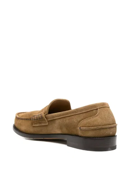 Pantofi loafer Premiata din piele de căprioară maro