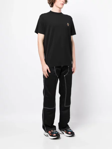 Tričko Marcelo Burlon County Of Milan s potiskem černé