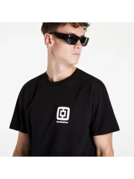 Horsefeathers Mini Logo T-Shirt Black μαύρο