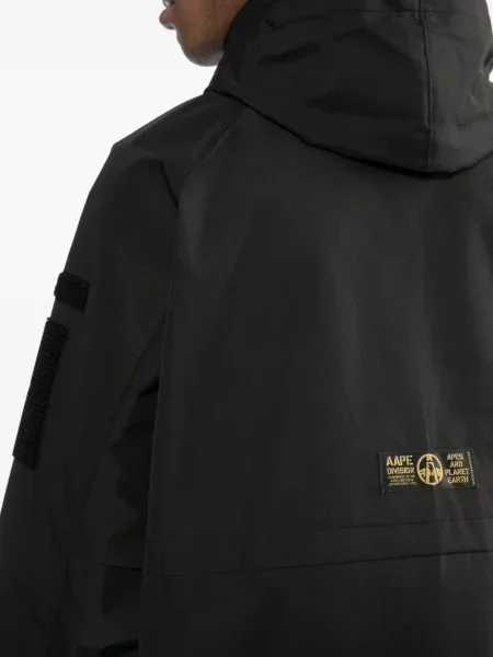 Geacă Aape By A Bathing Ape cu petice negru