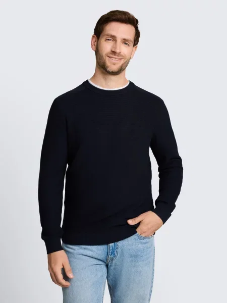 TOM TAILOR Sveter námornícka modrá