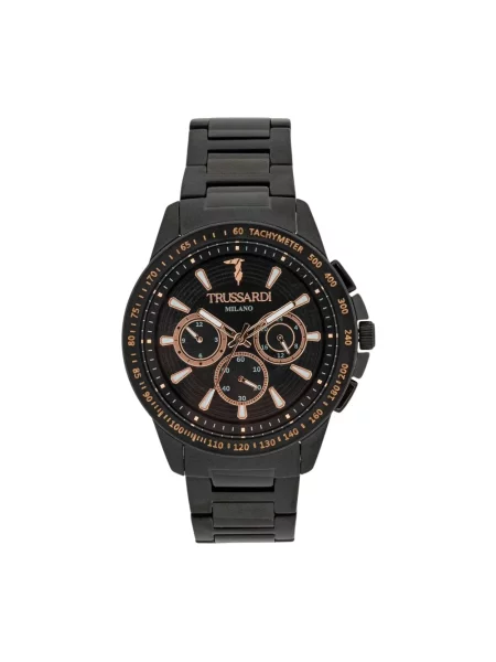 Trussardi zegarek T-HAWK czarny